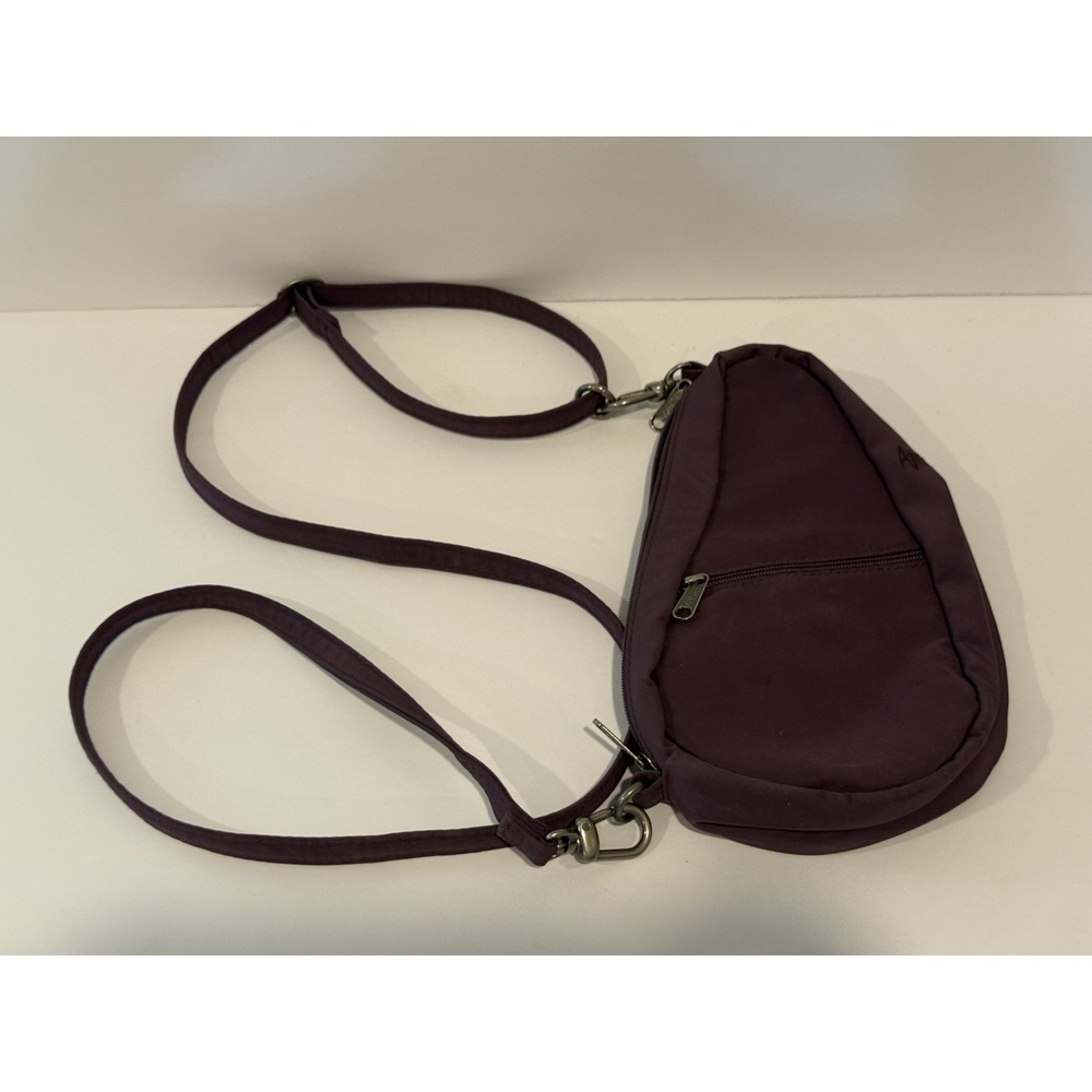 AmeriBag Purple Healthy Back Bag Ergonomic Crossbody Sling Backpack Purse